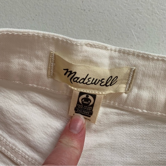Madewell Petite Perfect Vintage Wide-Leg Crop Jean Tile White Size 26 Petite NWT - Picture 10 of 17